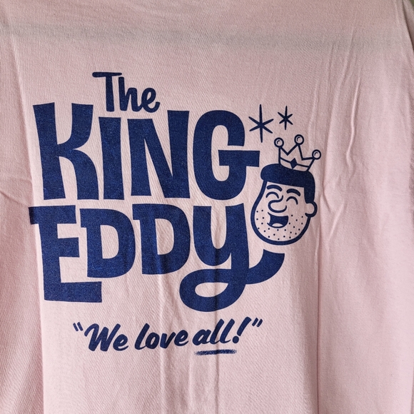 2/$20 The king Eddy pink short-sleeved crew neck tshirt size M - Picture 5 of 6